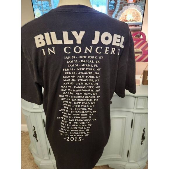 Billy Joel Concert T Shirt - Picture 3 of 5